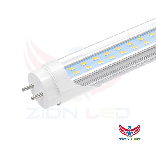 T8 LED Tube Lights - Clear/Strip Lens - 2/3/4/5/6/8Ft Selectable