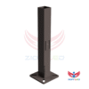 15 Foot Square Steel Light Pole, 4 Inch Wide, 11 Gauge