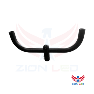 Double Bullhorn 180° Round Tenon - For 2 Fixtures