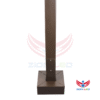 15 Foot Square Steel Light Pole, 4 Inch Wide, 11 Gauge
