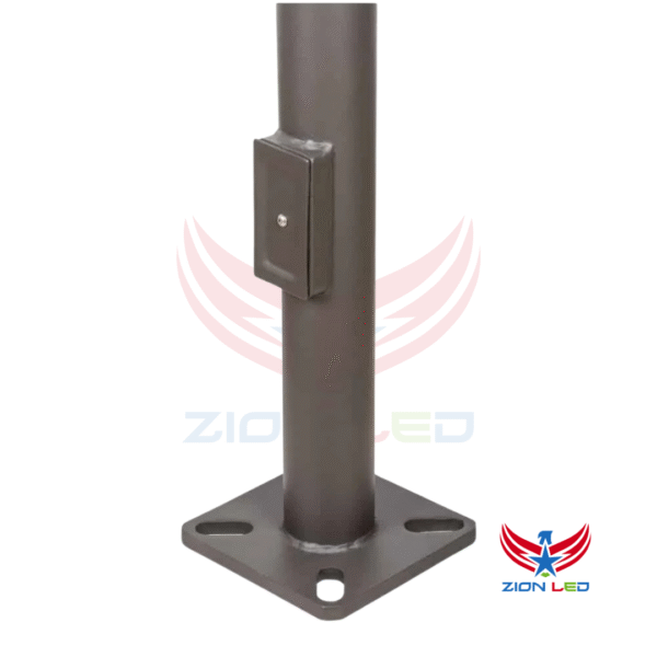 25 Foot Round Steel Light Pole | 4 Inches Wide | 11 Gauge