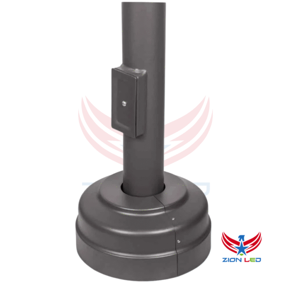 25 Foot Round Steel Light Pole | 4 Inches Wide | 11 Gauge