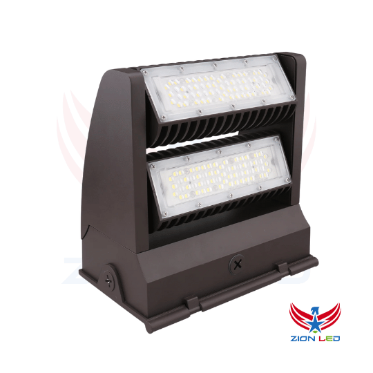120W LED Rotatable Wall Pack Light AC 120-277V CCT 5000K