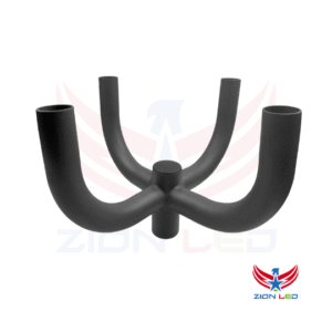 4-Light Bullhorn Pole Adapter – Slip Fitter Mount