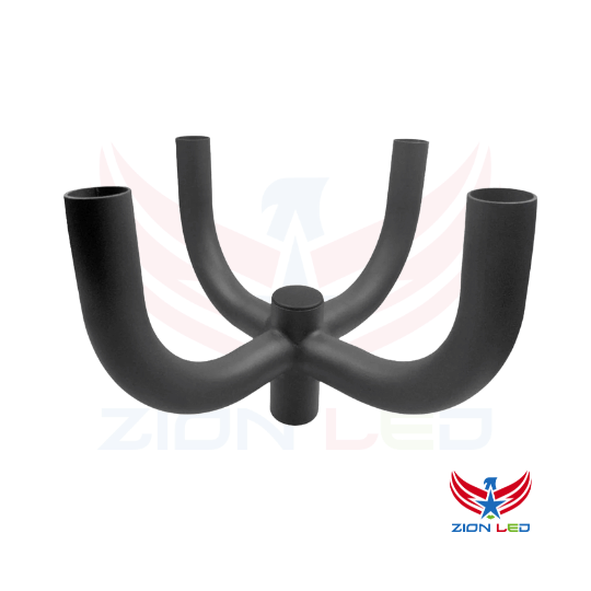4-Light Bullhorn Pole Adapter – Slip Fitter Mount
