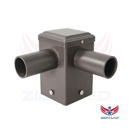 Square Pole Dual Tenon Adapter - 4inch