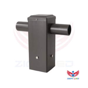 Double Tenon Adapter for 4" Square Pole – Dark Bronze