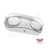 LED Outdoor Emergency Light With Adjustable Duel Heads And Battery Backup
