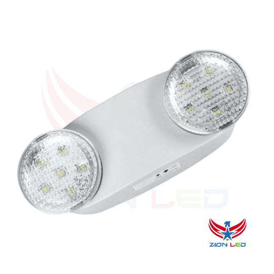 LED Emergency Light With Adjustable Duel Heads And Battery Backup