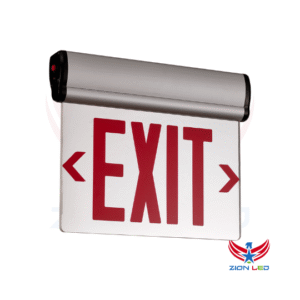 LED Exit Mirror Sign - With Battery Backup