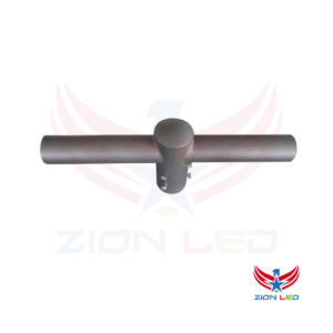 Pole Tenon Spoke Twin Bracket – 180° Arms for 2 Fixtures