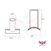 Slip Fitter to Round Pole Adapter – LED Light Mount