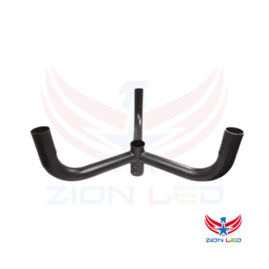 Triple Bullhorn Tenon Adapter – 120° Mount for 3 Fixtures
