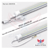 T8 LED Integrated Tube Light - Clear/Strip Lens - 2/3/4/5/6/8Ft Selectable