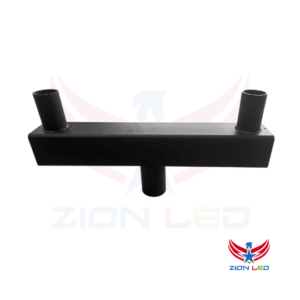 Twin Square Straight Bullhorn – For 2 Fixtures