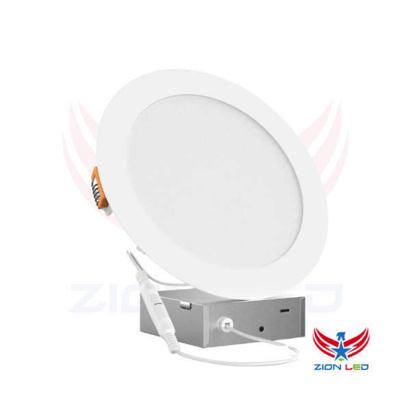 4″ 9W LED Ultra Thin Downlight With Junction Box - 5CCT - ETL