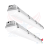 4FT LED Vapor Tight Light Selectable Wattage & CCT AC 120~277V