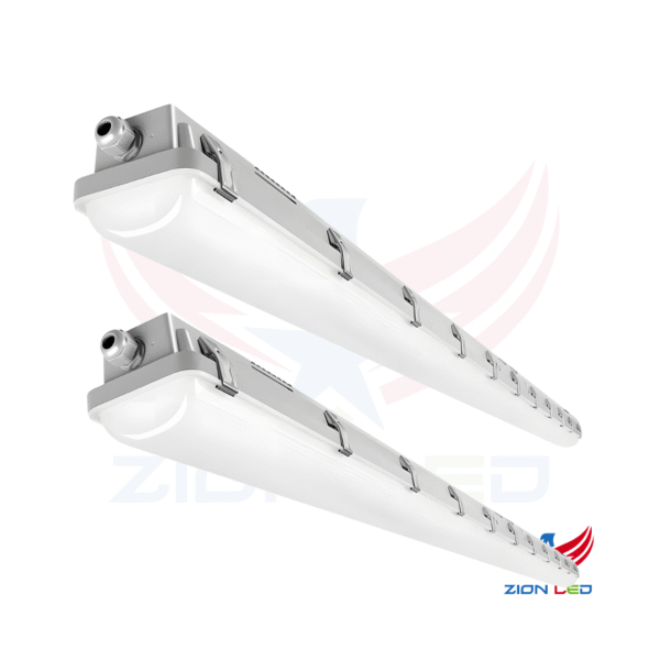 8FT LED Vapor Tight Light Selectable Wattage & CCT AC 120-277V